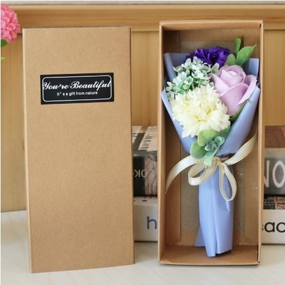 Good price Rose soap bouquet gift box holiday gift small gift activity practical carnation simulation flower small bouquet online