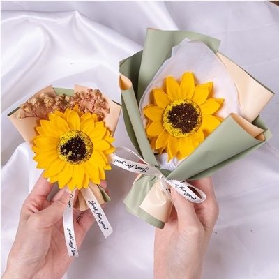 Good price New Mini Bouquet Sunflower Carnation Rose Soap Flower Bouquet for Mother's Day Graduation Season online