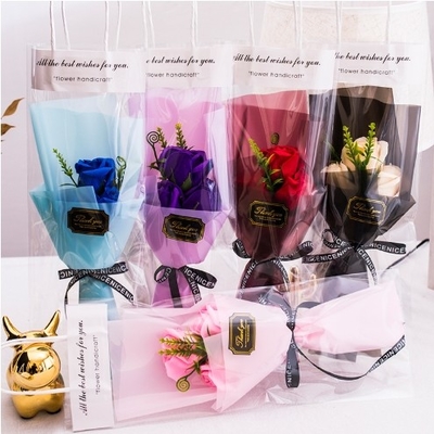 Good price Factory Wholesale Bagged Rose Soap Flower Bouquet Mother's Day Company Group Purchase Gift online