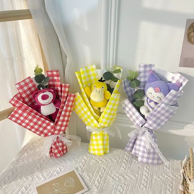 Good price 520 Mother's Day Gift Plush Cartoon Doll Bouquet for Chinese Valentine's Day and Graduation Season online