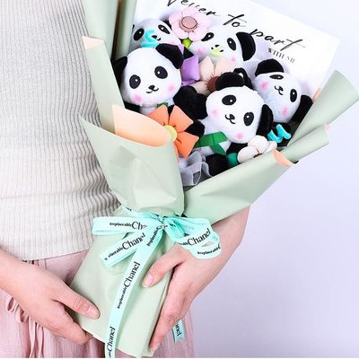 Good price Panda Plush Doll Graduation Bouquet Graduation Season Bouquet Gift for Classmates and Girlfriends Finished Product of Children's Day Bouquet online