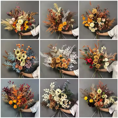 Good price Bouquet De Fleurs Artificielles Material Artificial Flowers for Home Wedding Decoration Bouquet online