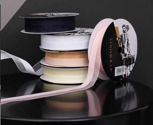 Good price Manufacturer 4cm Rose Ribbon Wedding Ribbon Flower Gift Cake Packaging Ribbon Weaving Wholesale online