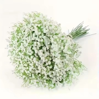 Good price SuperZ Baby Breath Realistic Artificial Flowers Gypsophila Bouquets with Wedding Party Garden Decoration Home Decor for Easter online
