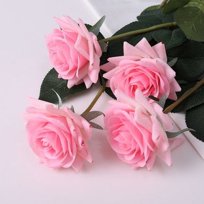 Good price Simulated small-angled rose wedding flower wall and street sign decoration online