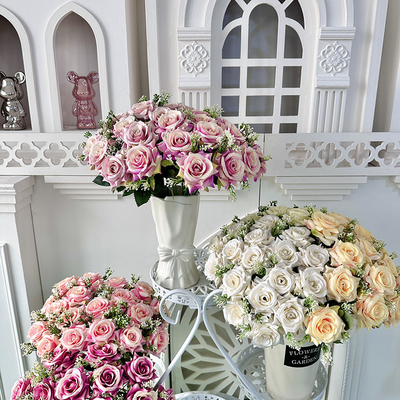 Good price Ice Heart Corner rose artificial flower wedding festival scene decoration online