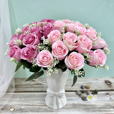 Good price Artificial rose decorations for Valentine's Day, wedding, and home flower arrangements online