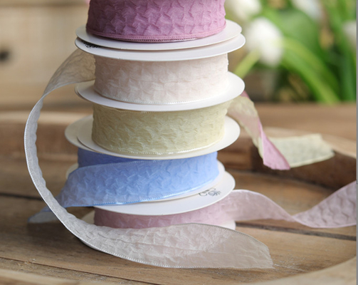 Good price Weiyi Bubble Yarn 2.5cm Flower Bouquet Packaging Ribbon Handmade Material Gift Box Packaging Floral Materials online