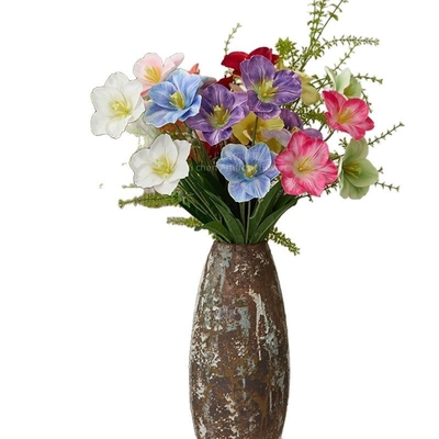 Good price Simulation tulip purple simulation flower high-end sense realistic cross-border wholesale tulip imitation real and fake flower artificial flower online