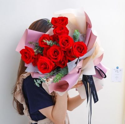 Good price Ouya paper double-sided solid-color flower wrapping paper, bouquet wrapping paper, high-end floral art, flower wrapping material, and fresh flower wrapping paper online