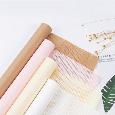 Good price Honeycomb paper,  pink net red envelope flower paper, mesh paper, bouquet wrapping paper, grid pull net art paper, flower packaging online