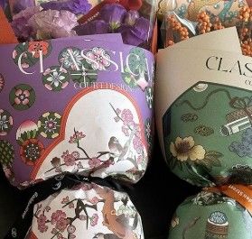 Good price Classical Palace Style Pictorial Flower Arrangement Flower Packaging Paper online
