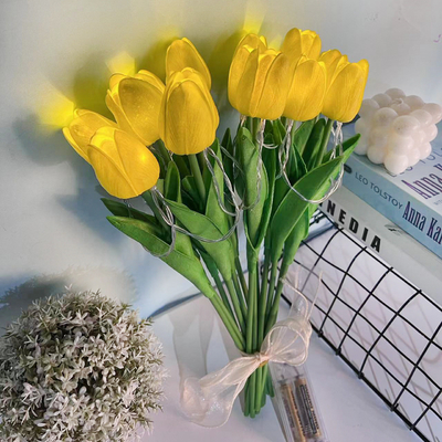 Good price Cross-border simulated flower ribbon lights, tulip LED illuminated night lights, ambient lights, ins holiday gifts, bedside ceremony atmosphere online