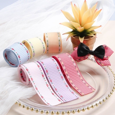 Good price Polyester Lace Jacquard Embroidery Ribbon for DIY Bow Hair Accessories Clothing Collar Cuffs Pants Edge Decorations online