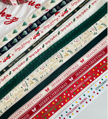 Good price 1.6cm Eco-friendly Handmade DIY Flower Shop Floral Packaging Ribbon for 2024 Christmas Ribbon Flower Bouquet Packaging online
