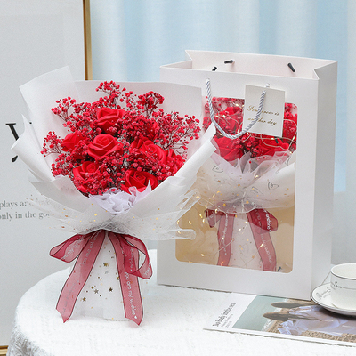 Good price Cross border New Dried Flower Bouquet Eternal Flower Starry Sky Bouquet 520 Valentine's Day Creative Gift for Girlfriend online