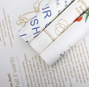 Good price English Art Paper Ins Wind Tulip Flower Arrangement Flower Packaging Paper online