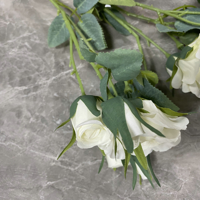 Good price 5 Dreamy Roses Wedding Handheld Flower Decoration Flower Arrangement Dried Flower Ornament Simulation Rose Bundle online
