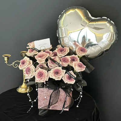 Good price The new plum sauce soap flower is a romantic Qixi Festival gift for your girlfriend and best friend. It's a 520 flower bouquet gift online