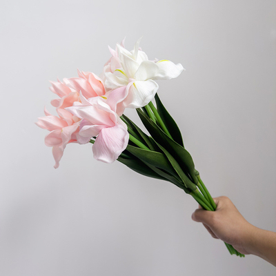 Good price Simulated flowers, Alice PU material, iris flower decoration ornaments, furniture, fake flowers, foreign trade, flower arrangement, hand feel, shooting bouquet online