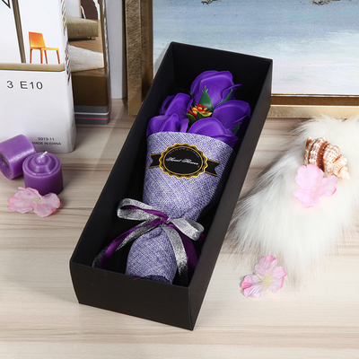 Good price Hot-selling creative artificial flower soap, 5-rose bouquet, girlfriend birthday gift factory direct sales and wholesale online