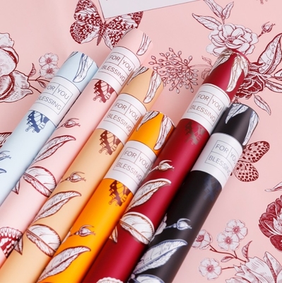 Good price Women's Day Bouquet Material Butterfly Flowering Period Wrapping Paper with Pearlized Film Shipping Time 30-45 Days online