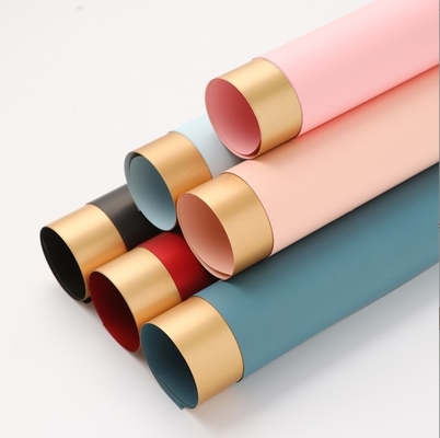 Good price Handcrafted Floral Art Jincai Paper's Grand Opening with Two-Color Gilded Ouya Flower Wrapping Paper online