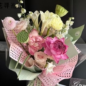 Good price Hollow out West Window Bamboo Fenghua Paper Flower Arrangement Flower Packaging Paper online