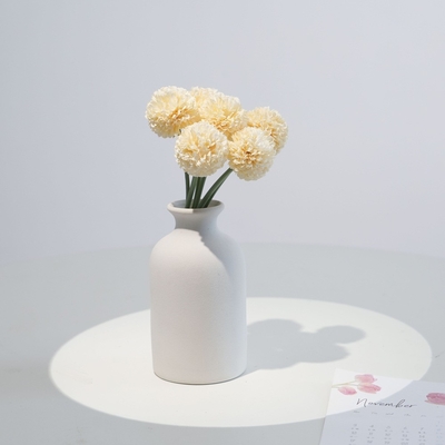 Good price Simulated flower 6-piece mini ball home decoration dining table flower hotel soft decoration floral art cross-border hot selling small fresh fake flowers online