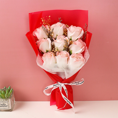 Good price Cross-border Valentine's Day gift soaps, rose bouquets, finished products, creative gifts for Women's Day and Mother's Day, wholesale for foreign trade online