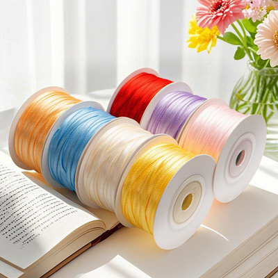 DIY Crafts Essential 0.3cm Polyester Webbing for Clothing and Hair Accessories