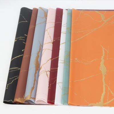 Good price Waterproof Hansunosa Golden Marble Bouquet Packing Paper for Fresh Flowers Florist Wrapping Shipping Time 30-45Days online