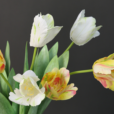Good price 3D printing of simulated tulip flowers for French home decoration, flower arrangement, wedding decoration, and props online
