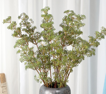 Good price Simulate green plants, bundle long branches, green grass, green fern leaves, plant walls, flower arrangements, grass, wedding arrangements, and leaf arrangements online