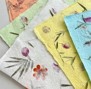 Flower Festival Leaf Texture Flower Packaging Paper in Many Colors
