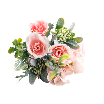 Good price Nordic simulation flower, rose, fake flower, wedding bouquet, wedding photography props, floral arrangement, home decoration, silk flower online