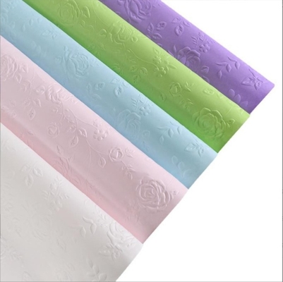 Good price Elegant and Durable of Embossed Texture Art Paper in Many Colors for Flower Packaging online