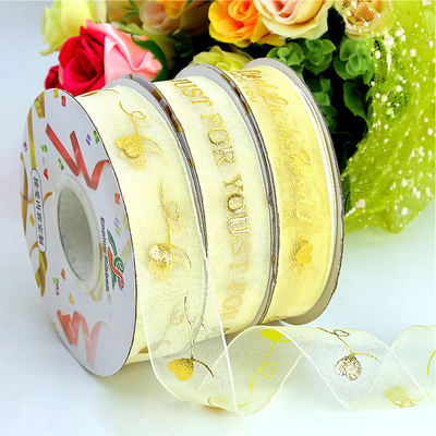 Good price Hot Stamping Rice Gauze Hair Accessories for Birthday Gift Goddess's Day Wedding Confession Proposal and Flower Decoration online