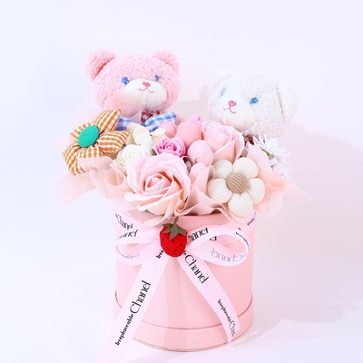 Good price A doll, potted plant, soap, bouquet, finished figurine for a girl's birthday gift to give to her best friend online