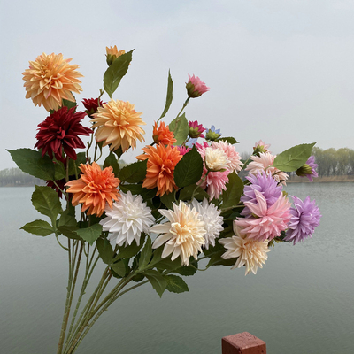 Simulated Splendid Flower Bouquet, Fake Flowers, Artificial Flower Decorations, Wedding Flower Arrangement Plants