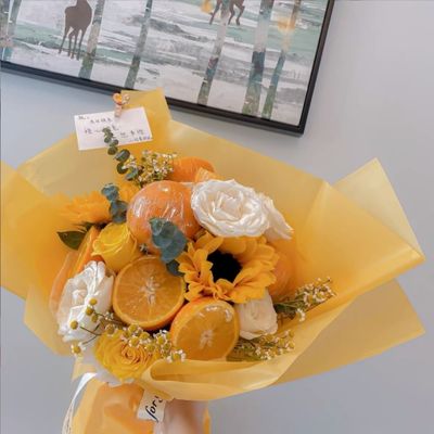 Good price Fashionable Colors Waterproof Flower Wrapping Paper for Fresh Bouquets Hansu Paper online