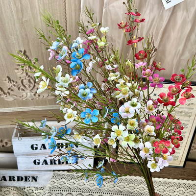 Good price Simulated Australian plum, artificial flower, finished product for wedding, flower arrangement, landscape flower, high-end feeling, living room, flower bouquet decoration online