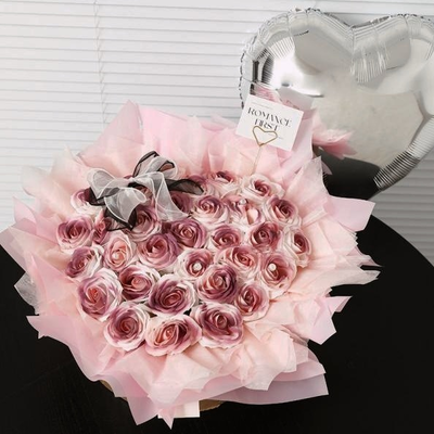 Good price Handmade Artificial Soap Flower Rose Bouquet, Romantic Scented Rose Gift Bouquet for Valentine’s Day, Mother’s Day & Wedding Decoration online