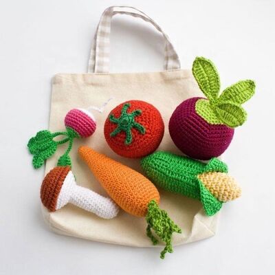 Good price Amigurumi Baby Play Cute Vegetable Crochet Handmade Baby Toys online
