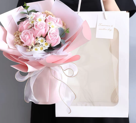 Good price Eternal Dried Soap Flower Bouquet Eco-Friendly Long Lasting for Mother's Day Valentine's Day Graduation & Wedding online