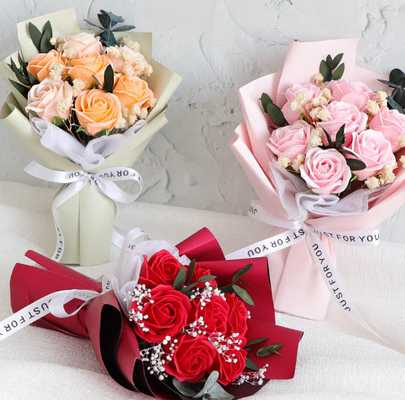 Good price Rose Soap Bouquet in Novelty Gifts Dried Flower Stars Gift Box Packaging Mother's Day Birthday Gifts online