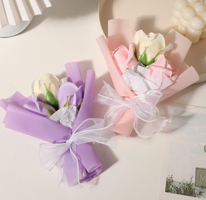 Good price Wholesale Handmade Scented Soap Flower Bouquet Immortal Rose Eternal Flowers for Mother's Day Valentine's Day Wedding Party Gift online
