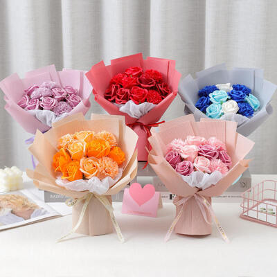 Good price Hot Sell Soap Flowers Bouquets for Mother's Day Valentine's Day Gift online