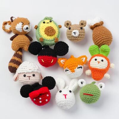 Good price New Handmade Crochet Knitted Plush Doll Amigurumi for Home Christmas Decoration Gift Keychain online