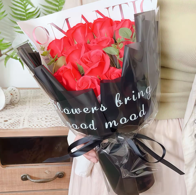 Good price Modern Environment-Friendly Mother's Day Gift Handmade Soap Flower Bouquet Roses Carnations for Wedding Home Decor Business online